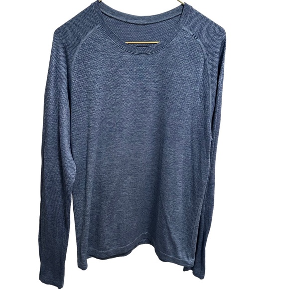 LULULEMON Metal Vent Tech LS 2.0 Silverescent Size Medium Men’s like Swiftly Run - Picture 2 of 7